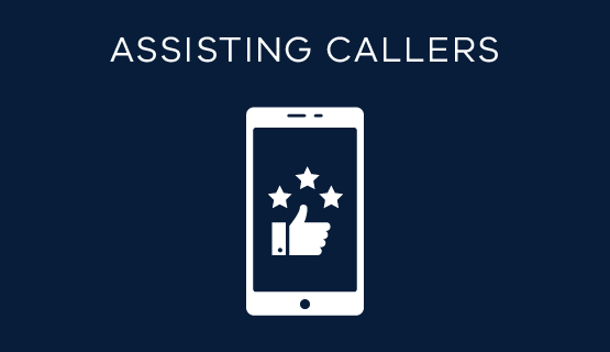 Assisting callers